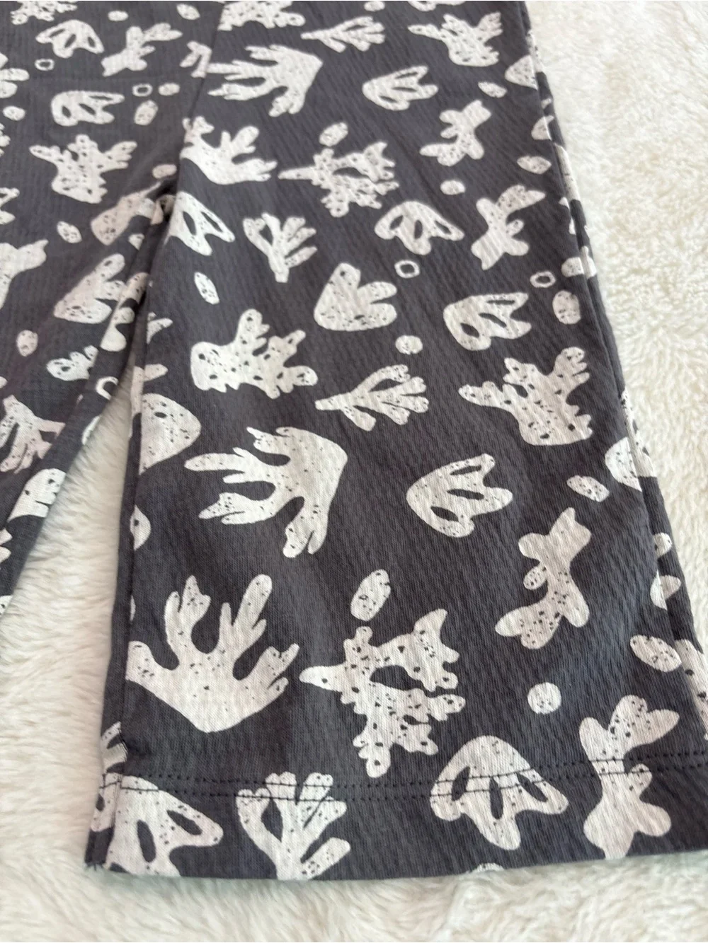 Baby face Wide-Leg Floral Print Jumpsuit 9 months coral sea print